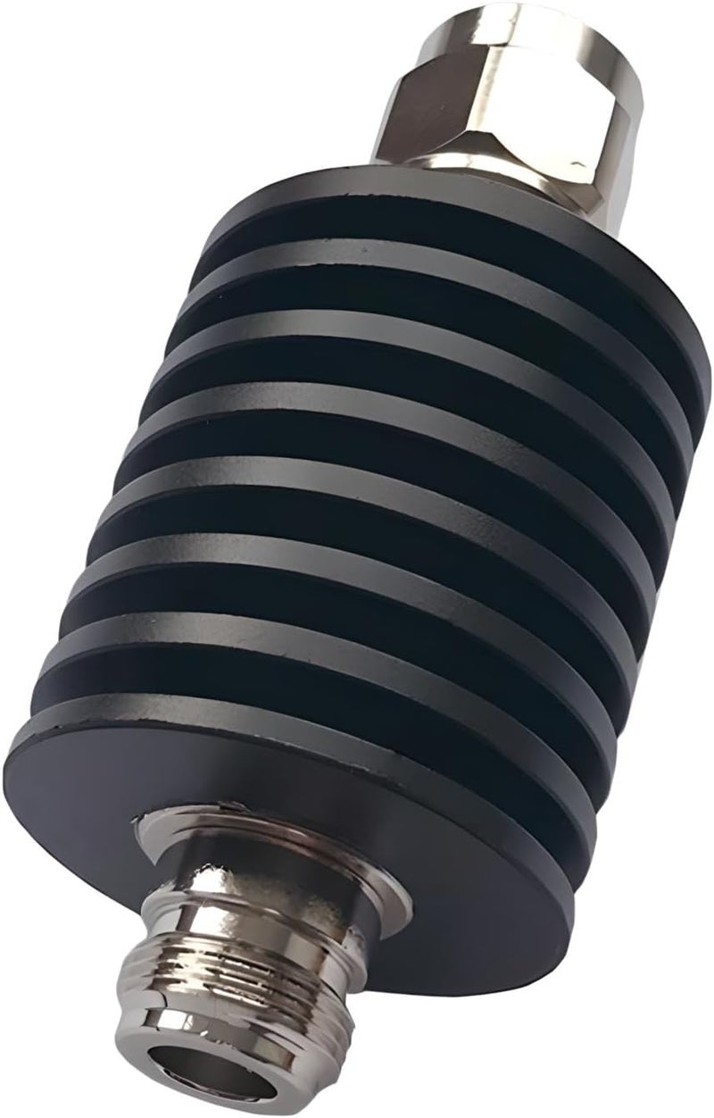 BECEN 25W 40DB Attenuator,N Type 25 Watt 50 Ohm Coax Attenuator DC to 3Ghz,Bi-Directional N Male to Female RF Fixed Attenuator for Antennas & Test Equipment(40DB) - Image 1
